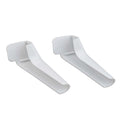 Set of 4 White RV Rain Gutter Spouts for