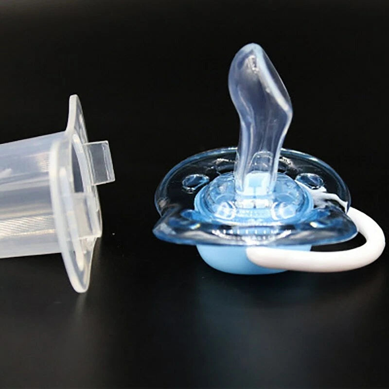 Silicone Baby Pacifier with Cover for Infants