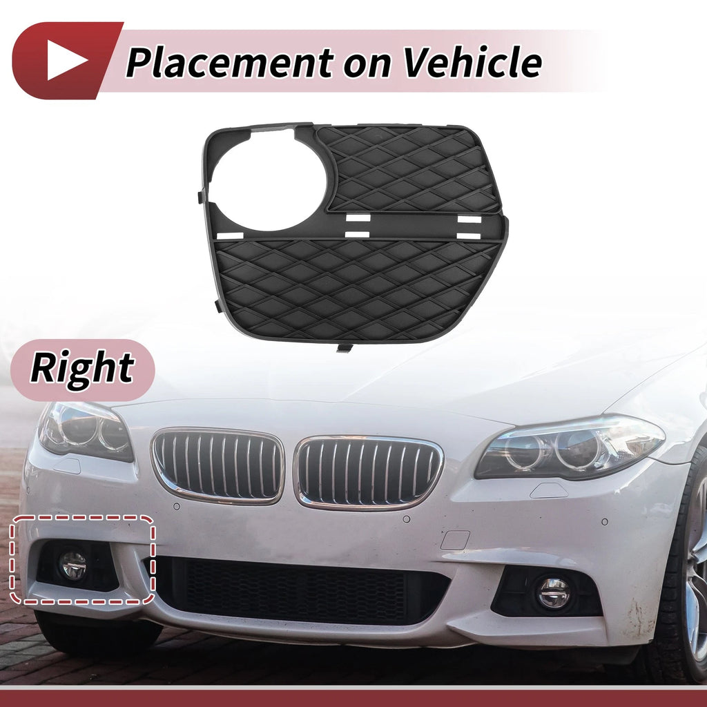Fog Light Grill Front Right Replacement for BMW X6 (2012–2014)
