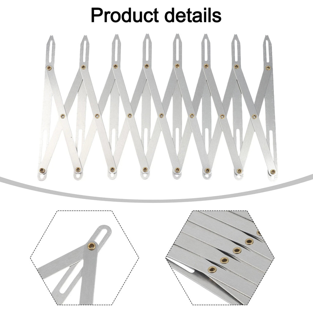 Adjustable Aluminum Sewing Gauge for Accurate Button Spacing (2010–2023)