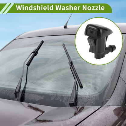 Windshield Washer Nozzle with Hose Connector for Dodge Charger (2015–2021)