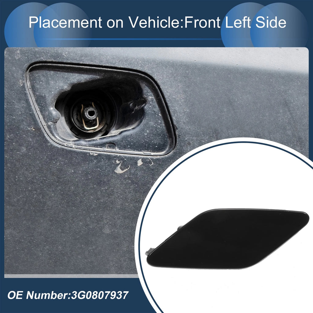 Front Left Washer Nozzle Cover Cap Replacement for Volkswagen Passat B8 (2015–2022)