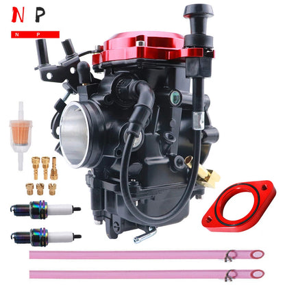 40MM Carburetor with Intake Manifold Boot for Harley Davidson CV40 (1990–2006)
