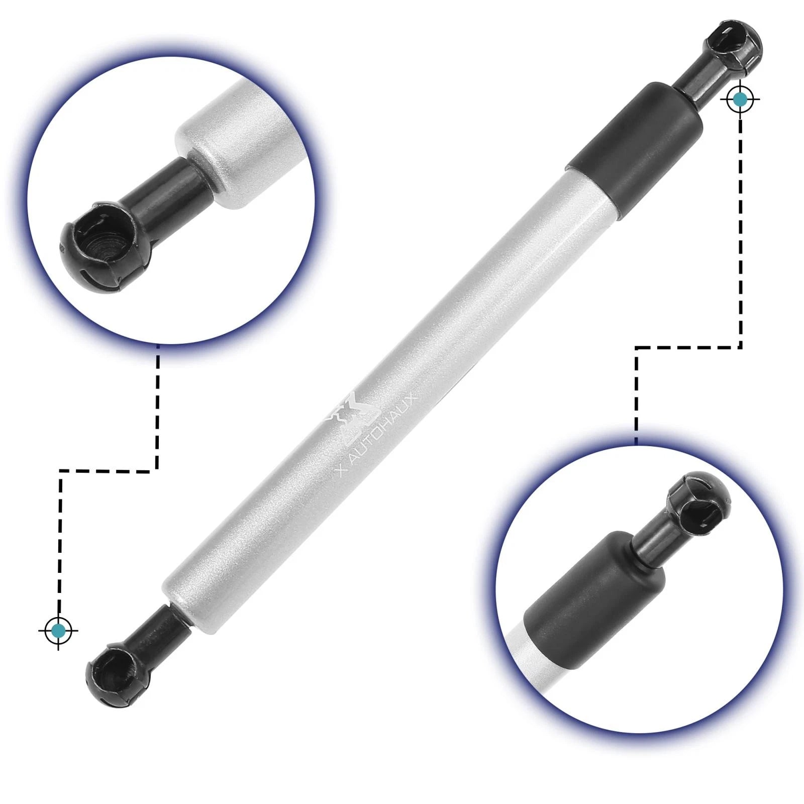 Tailgate Lift Support Rear Gas Spring Set for Dodge Ram (2002–2008)