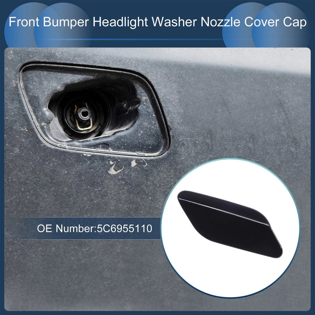 Front Right Washer Nozzle Cover Cap Replacement for Volkswagen Jetta A6 (2011–2014)