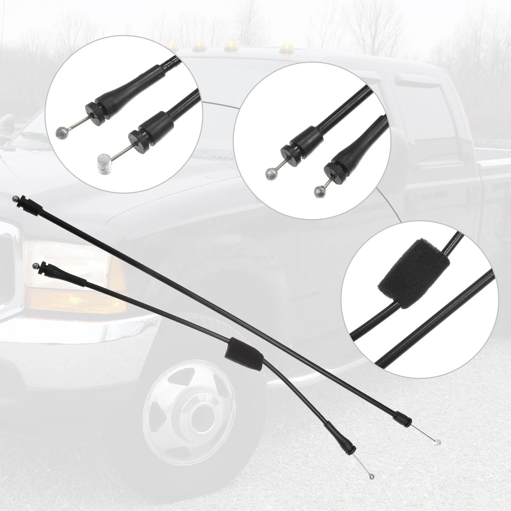 Door Latch Lock Connecting Rod Cable Set for Ford E150 E250 E350 (2003–2005)