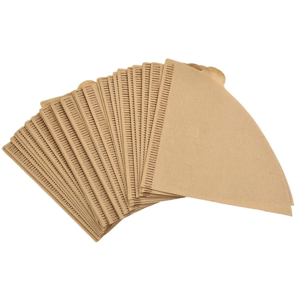 Set of 40 Unbleached Brown Coffee Filter Paper for Machine Maker