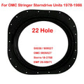 FOR OMC STRINGER 800 TRANSOM PLATE SEAL BOOT 18-2768 0909527 86710