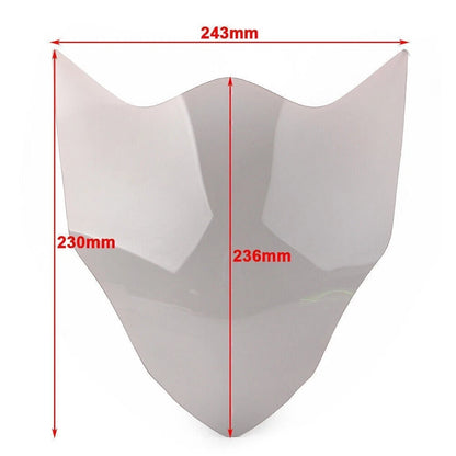 Front Headlight Shield Lens Cover for Suzuki GSXR600 (2014–2020) Smoke