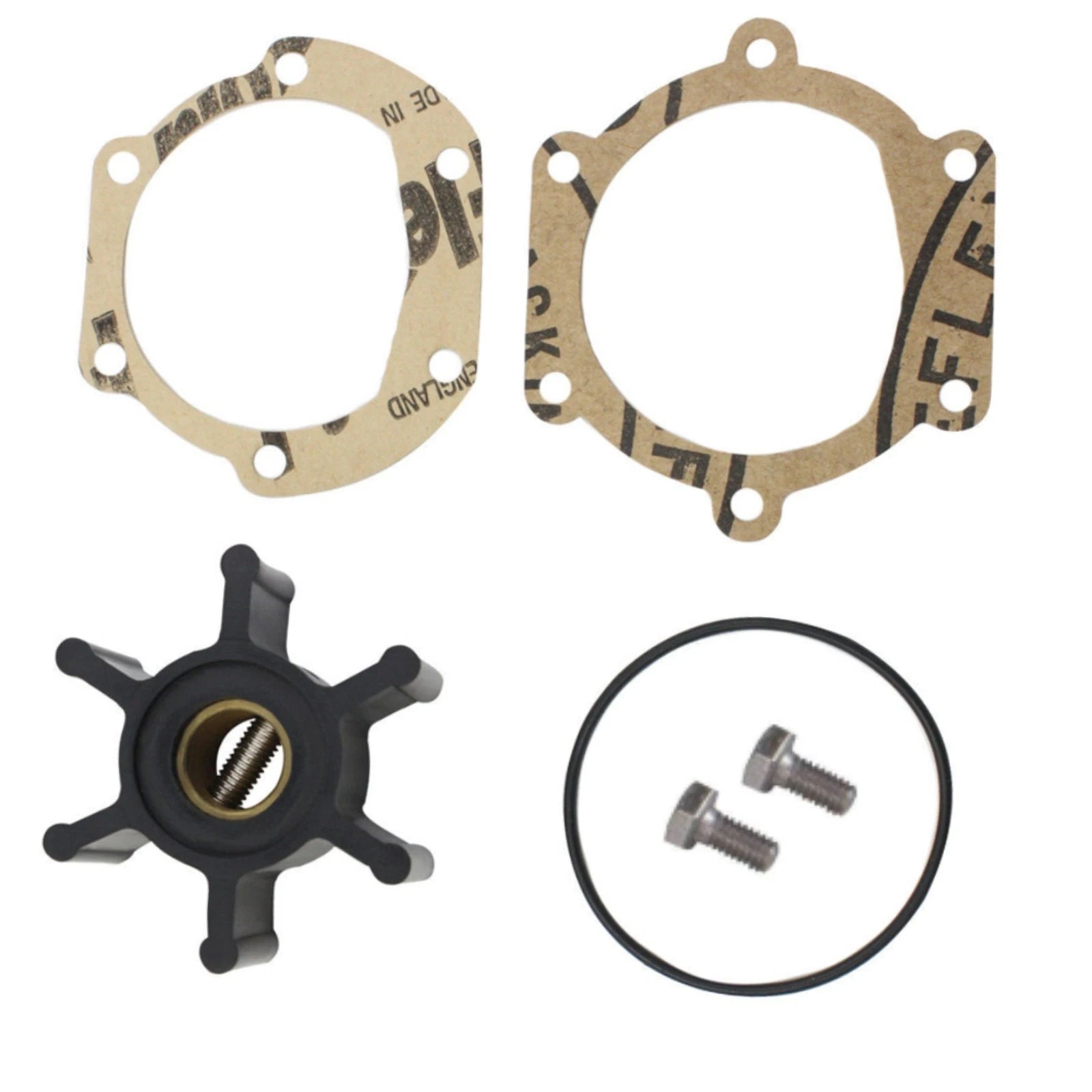 Impeller Kit for Westerbeke Flange Mount Marine Engine Water Pump (48500)