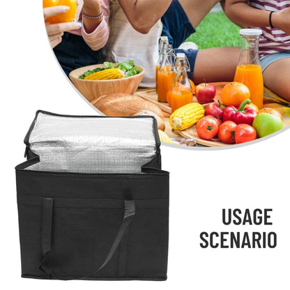 Insulated Grocery Tote Bag for Food & Picnic