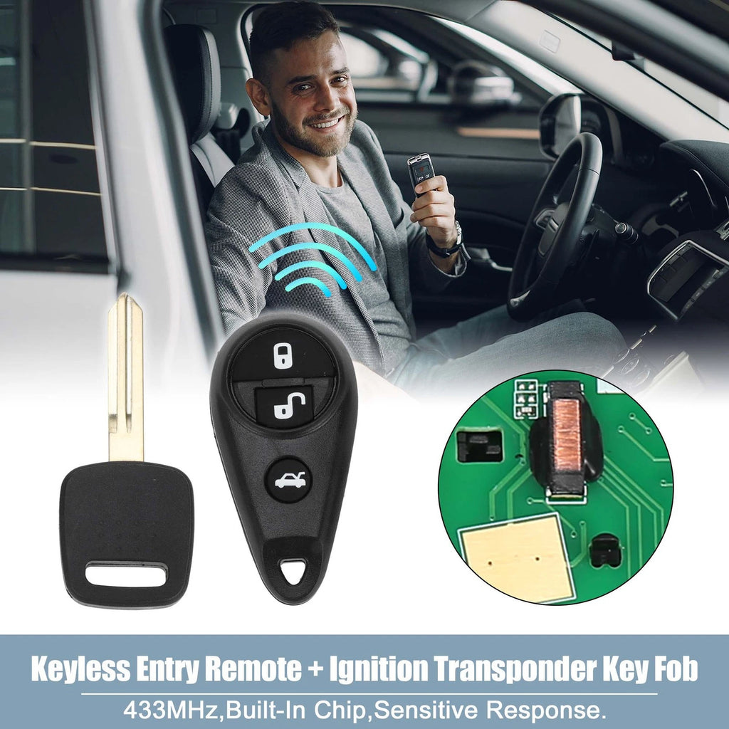 Keyless Entry Remote Key Fob 433MHz for Subaru Outback (2000–2009)