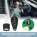 Keyless Entry Remote Key Fob 433MHz for Subaru Outback (2000–2009)