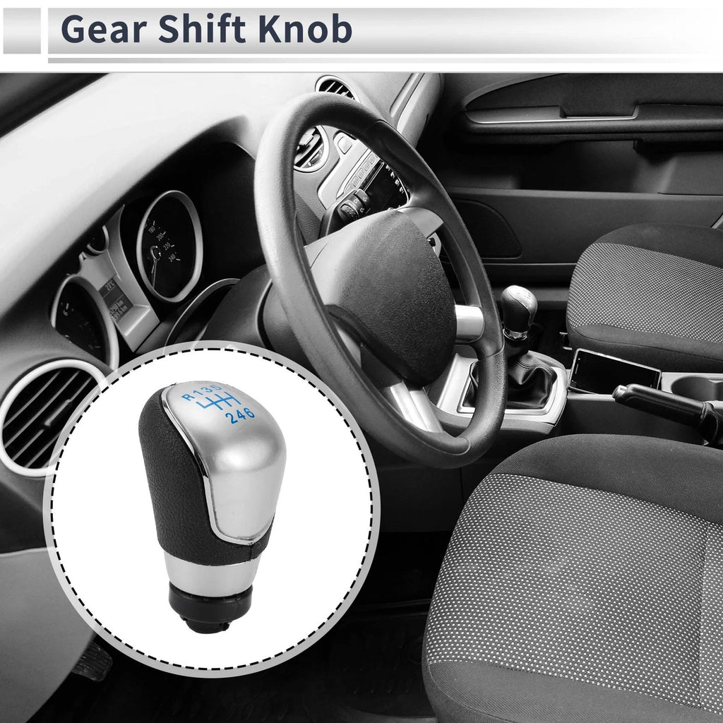 6 Speed Shift Knob Replacement for Ford Focus MK2 (2008–2011) Plastic Blue