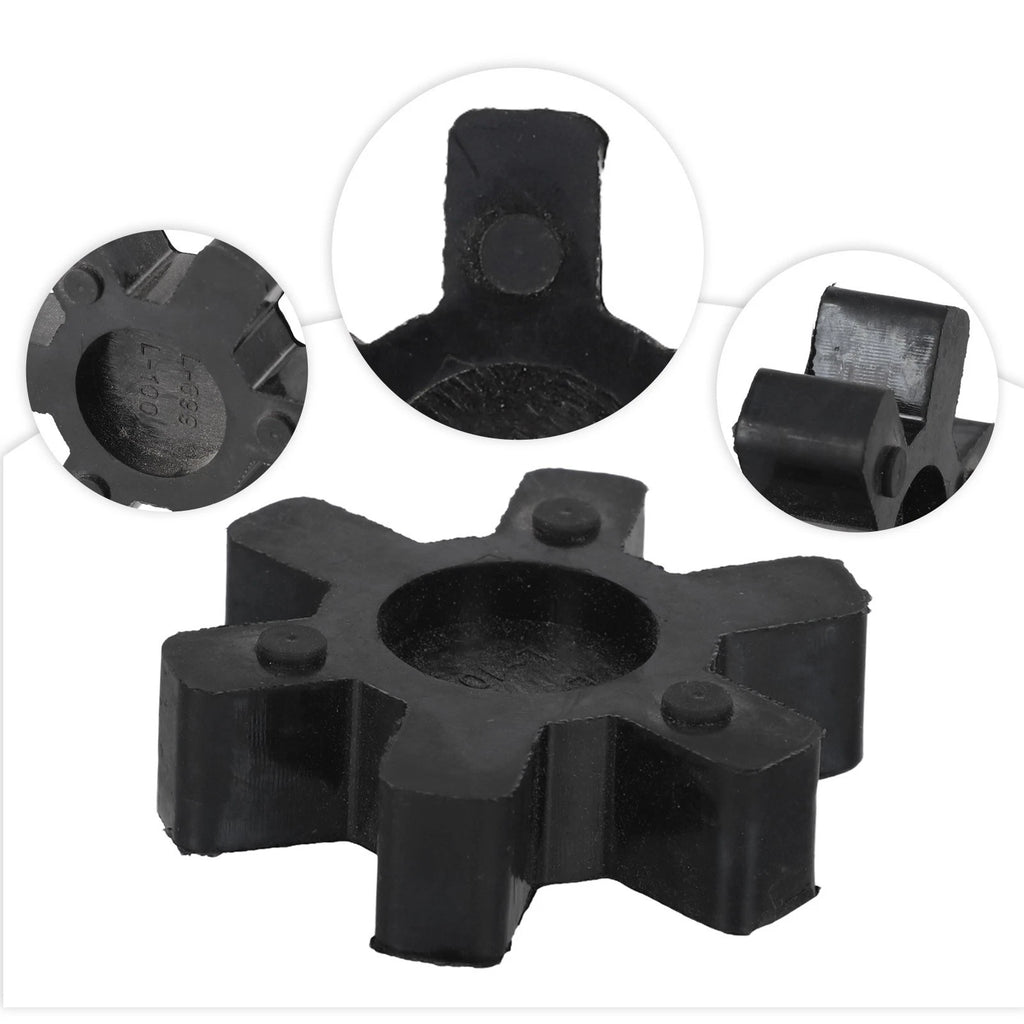 Jaw Coupling with Rubber Center Insert for Efficient Transmission (L099/L100)
