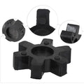 Jaw Coupling with Rubber Center Insert for Efficient Transmission (L099/L100)