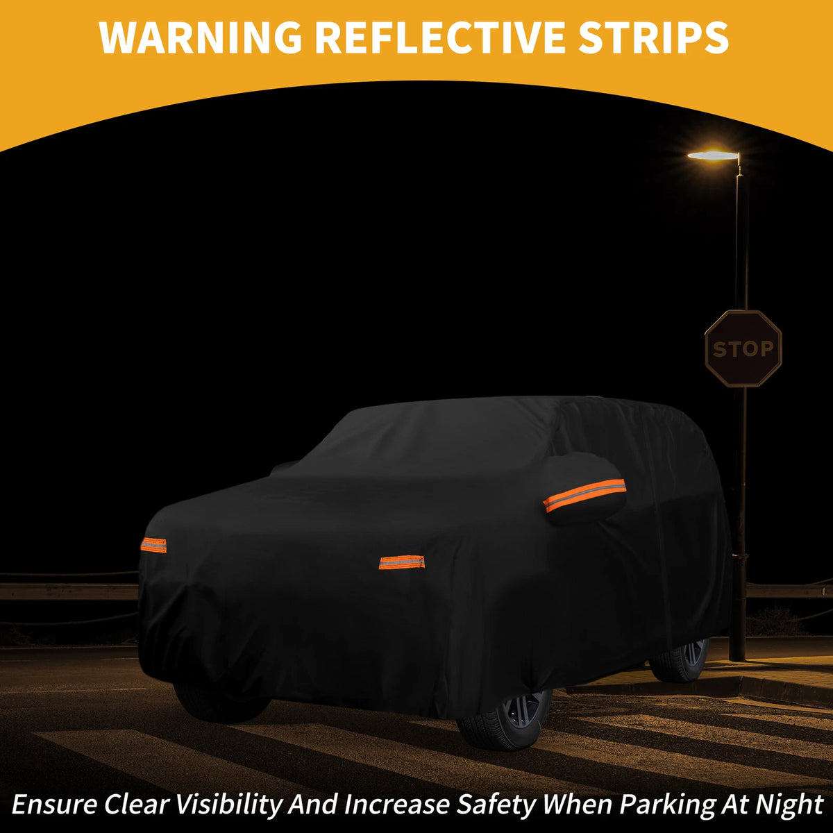 Waterproof Car Cover for Lexus LX (190T-PU, Black)