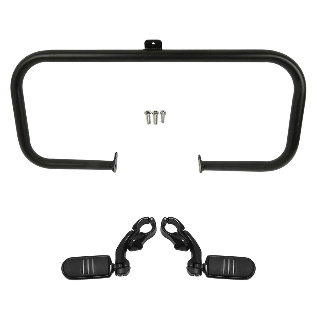 Engine Guard Highway Crash Bar Footpegs for Harley Electra Glide (1997–2008)