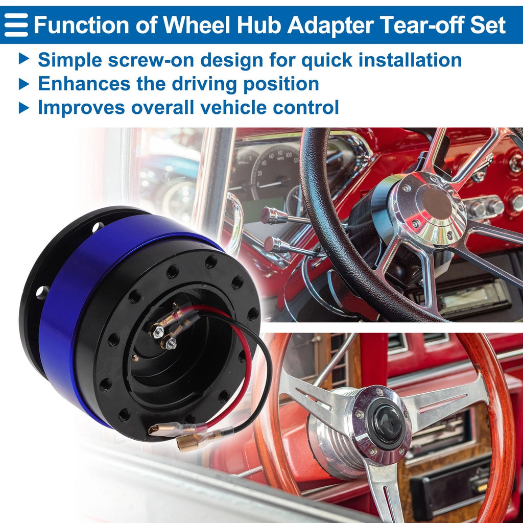 Steering Wheel Quick Release Hub Adapter for