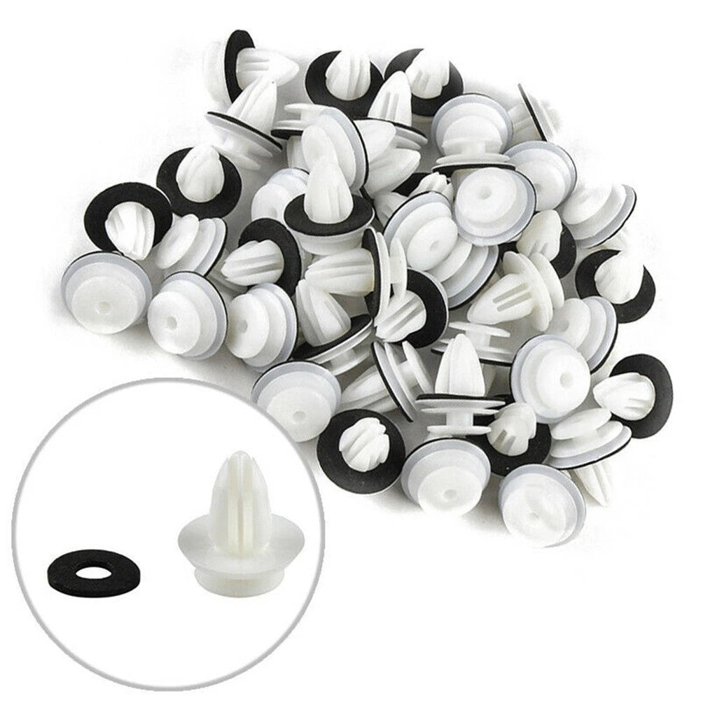 50pcs Plastic Door Trim Retainers for Toyota