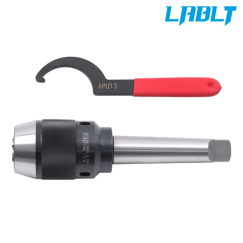 Drill Chuck for LABLT Keyless 1/32" - 1/2" Taper 3 MT3