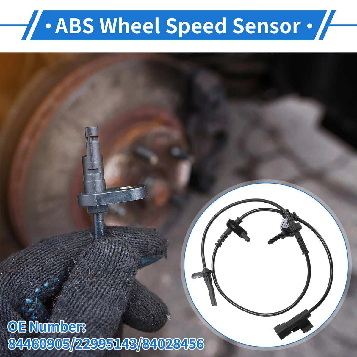 ABS Wheel Speed Sensor for Cadillac CT6 (2016–2020) No. 84460905/22 995143/8402845