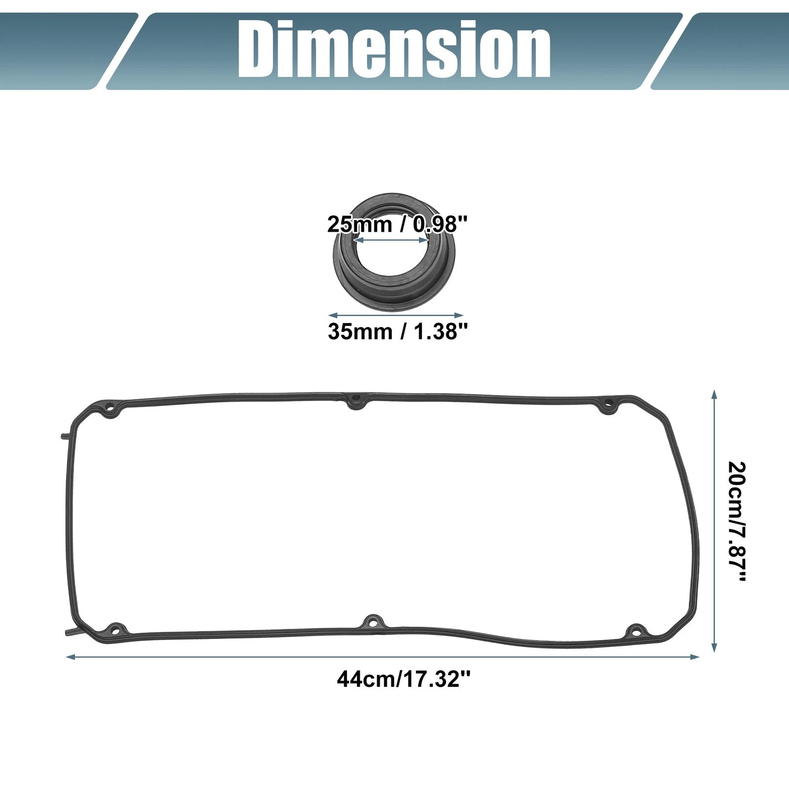 Engine Valve Cover Gasket Seal Set for Mitsubishi Eclipse (2005–2012)