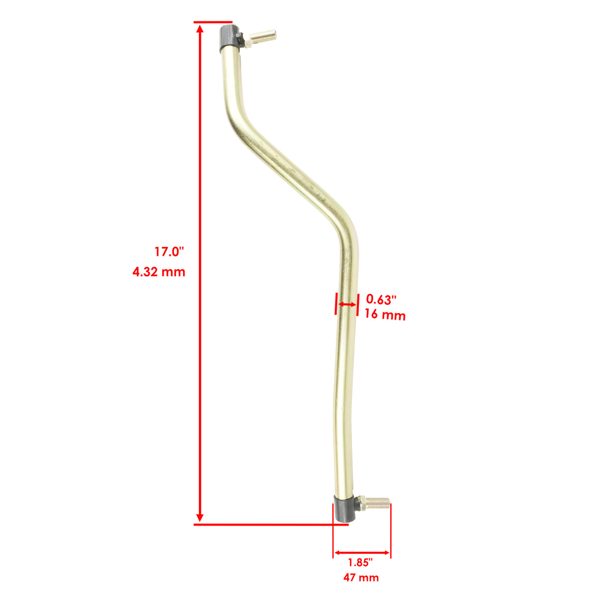 Steering Right Drag Link for Husqvarna LT19538 CTH184 CTH194 (2000–2000)