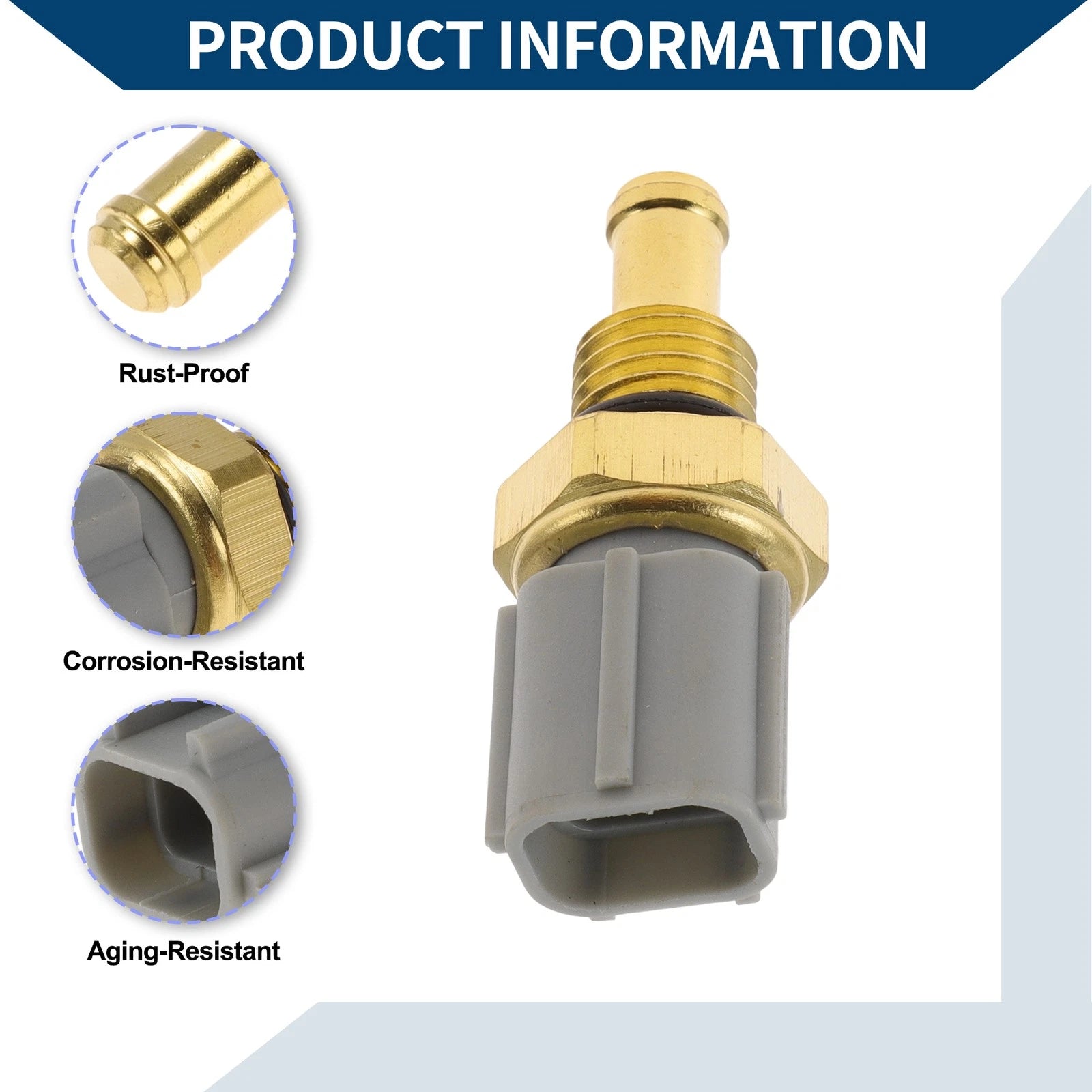 Engine Coolant Temperature Sensor No.F62F12A648A for Ford Contour (1997–1999)