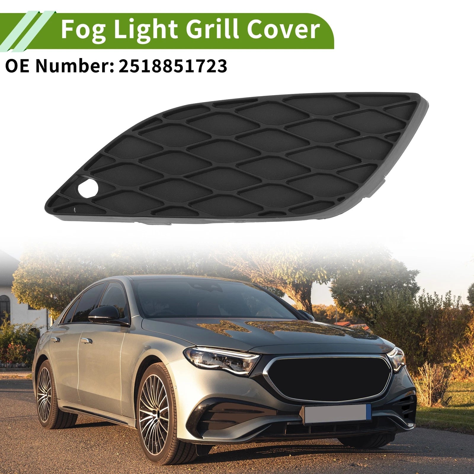 Front Left Fog Light Grill Replacement for Mercedes W251 (2005–2010)