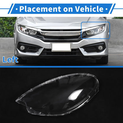 Headlight Lens Cover for Porsche Macan (2014–2018) PC Clear
