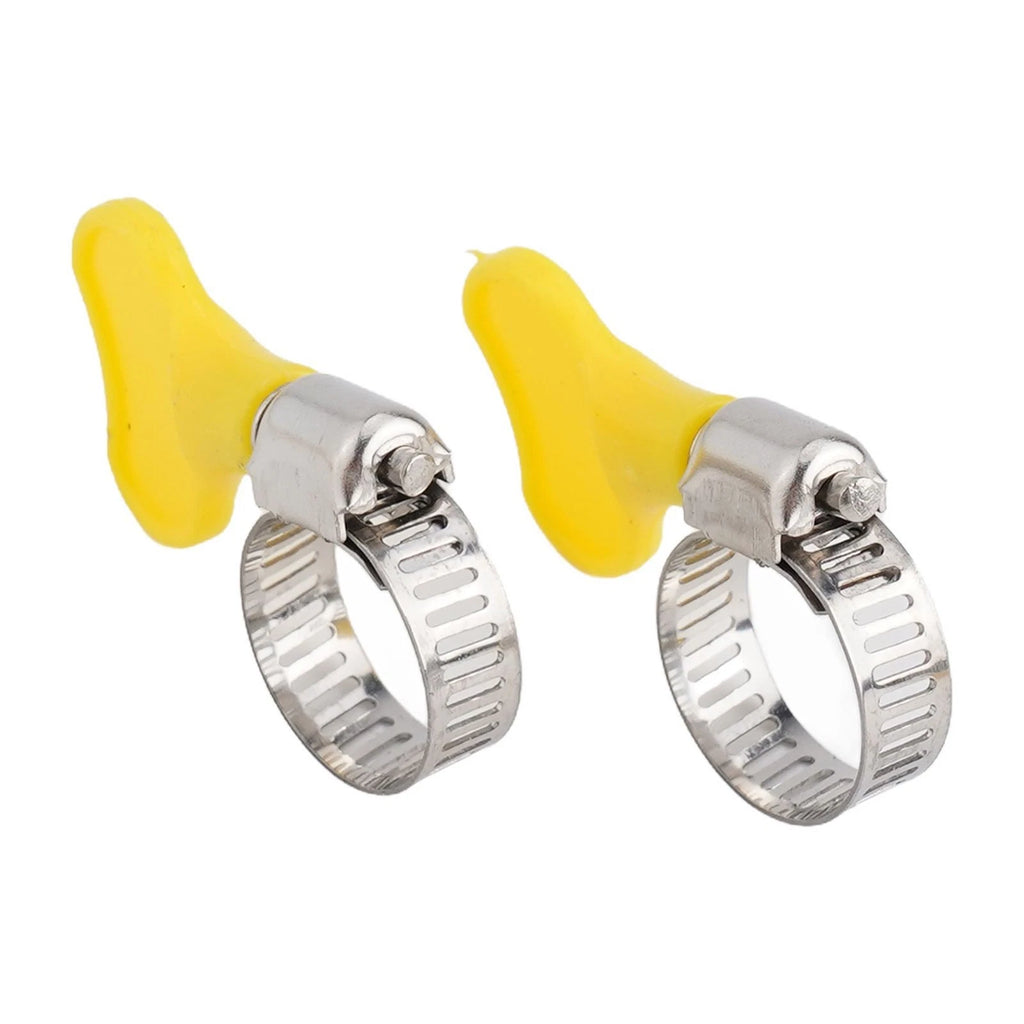 10pcs Adjustable Hose Clamps for Universal Applications (10-38mm)