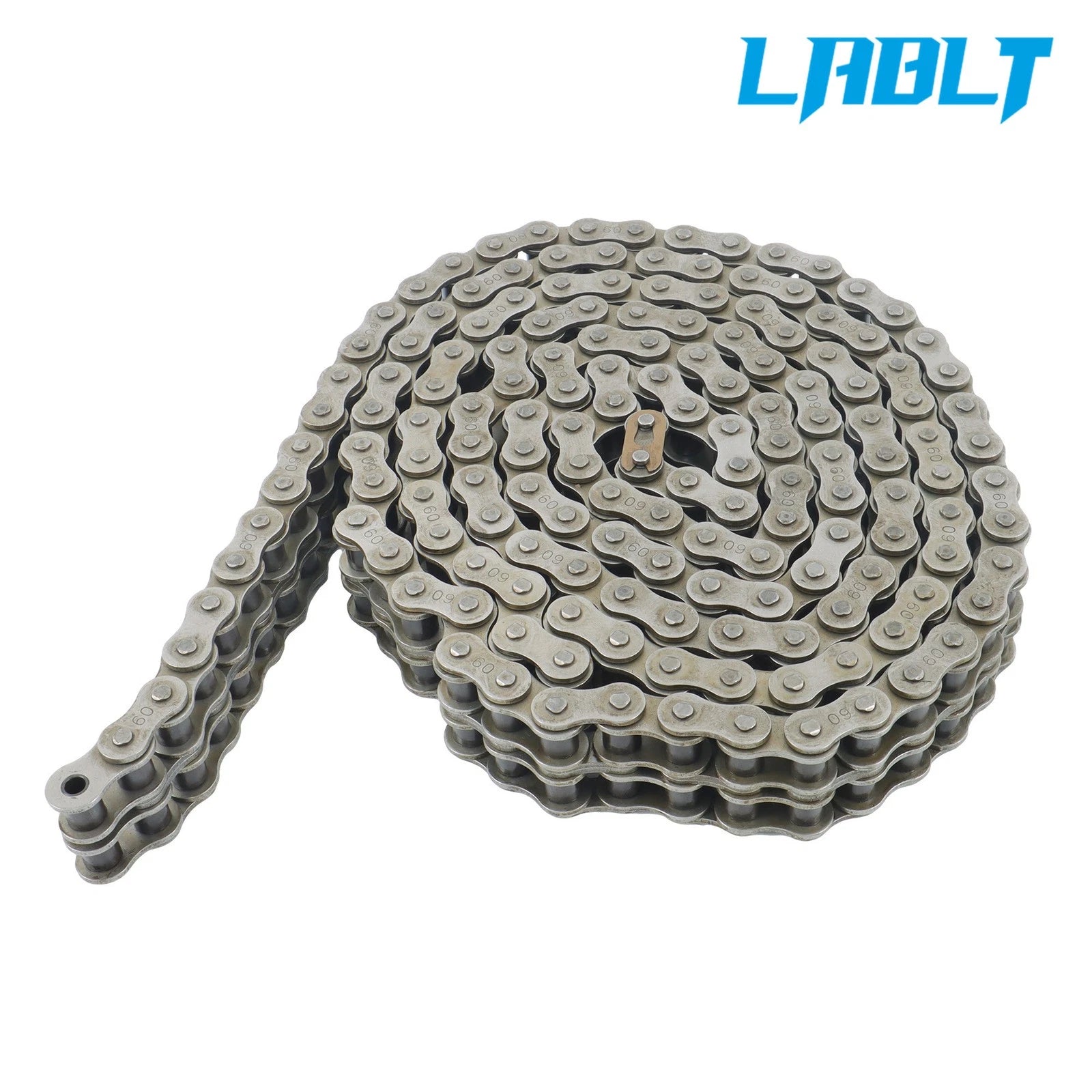 1PC Double-Row Chain 10ft w/2 Connecting Links 0.75" Pitch for LABLT