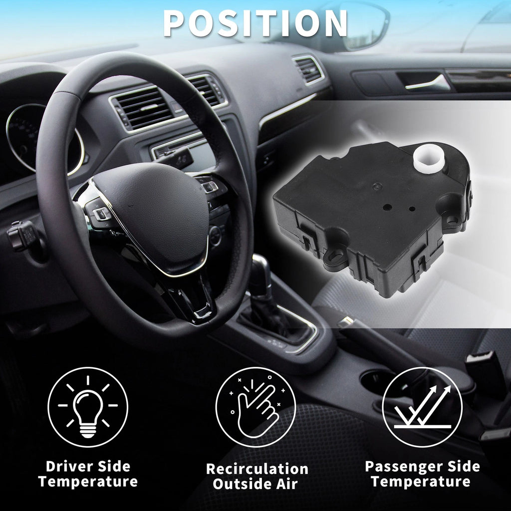 HVAC Heater Blend Door Control Actuator Replacement for Buick Century (1997–2005)