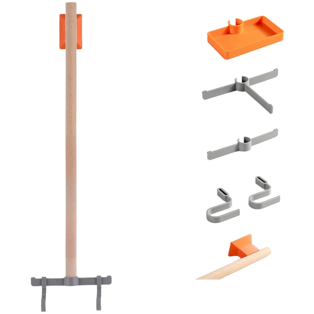 Wall Mount Bike Accessory Organizer for Helmet, Glasses, Computer