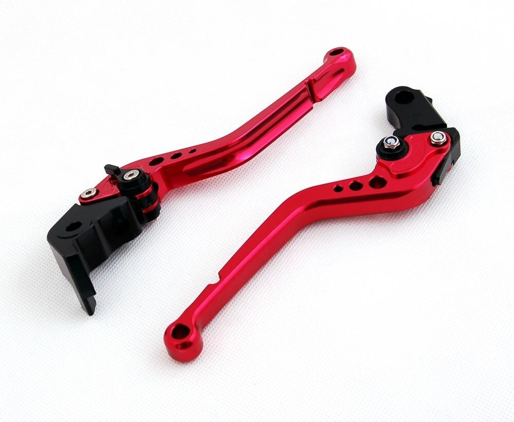 Long Brake Clutch Levers for Ducati Hypermotard 1100/SP (2007–2012) Red T9