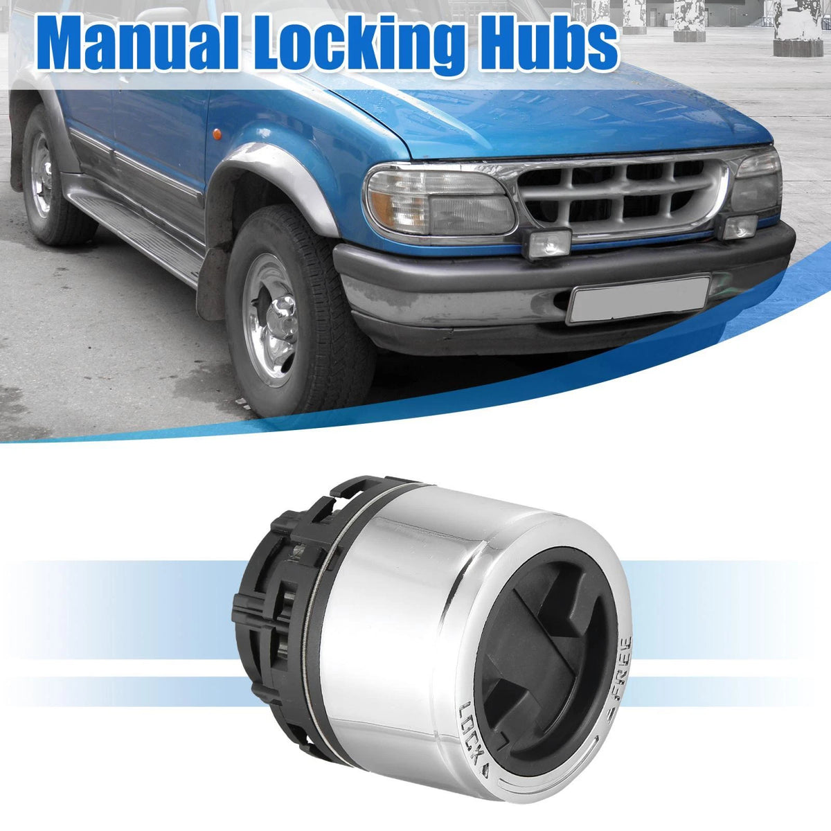 Front Wheel Locking Hub 1500170 for Ford Explorer Ranger Mazda B Series (1991–2001)