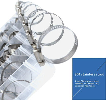 80 Pcs Hose Clips for Water Pipe (Temperature Resistant)