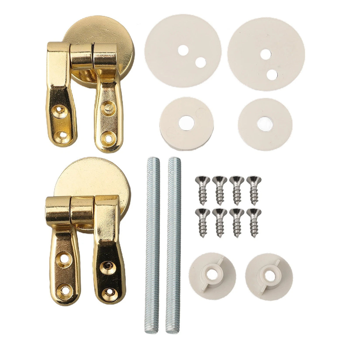 Soft Close Toilet Hinges Kit for Metal Toilets - Easy Installation