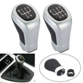 Shift Knob Cover for BMW (2005–2012) - Black and Silver Design