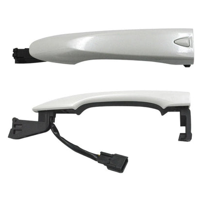 White ABS Exterior Left Door Handle for Renault Kadjar (2015–2022)