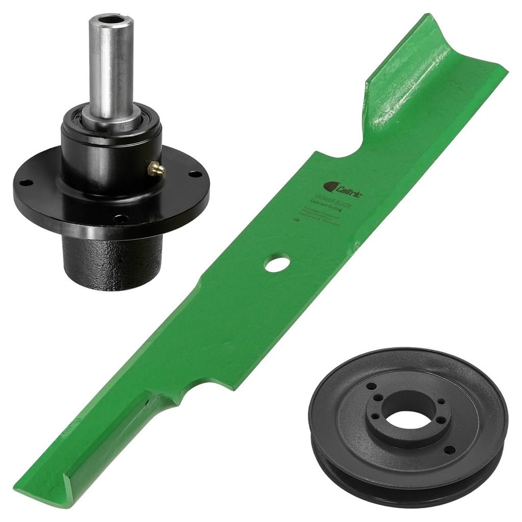 Deck Spindle Blade and Pulley Replacement for Scag SW32 (2013–2016)