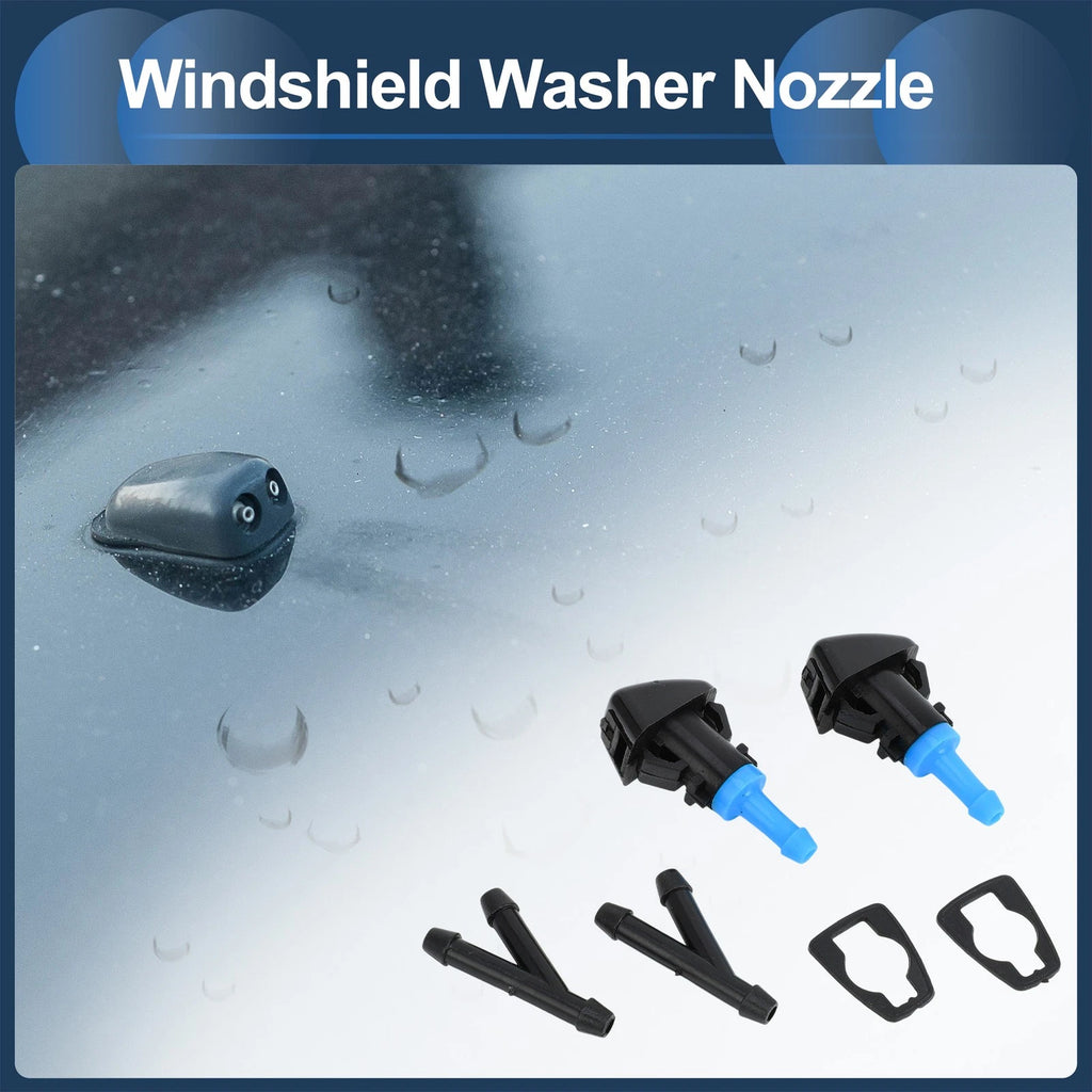 Windshield Washer Nozzle with Hose Connector for Jeep (No. 05303834AB)