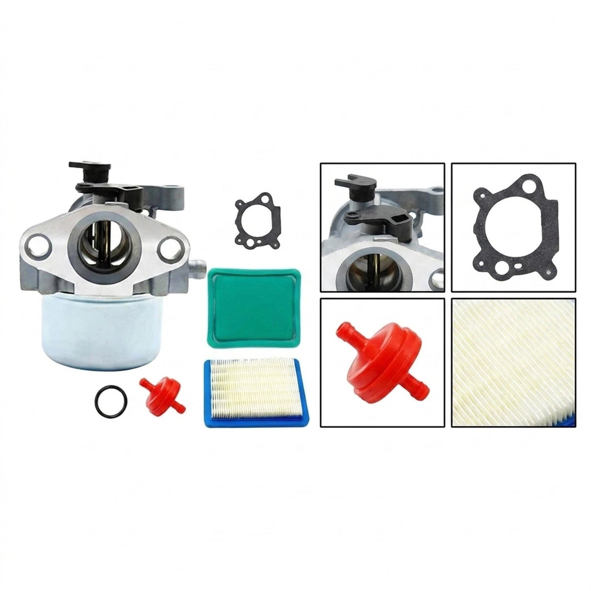 Replacement Carburetor Air Filter Kit for Small Engine Models (675 Series)