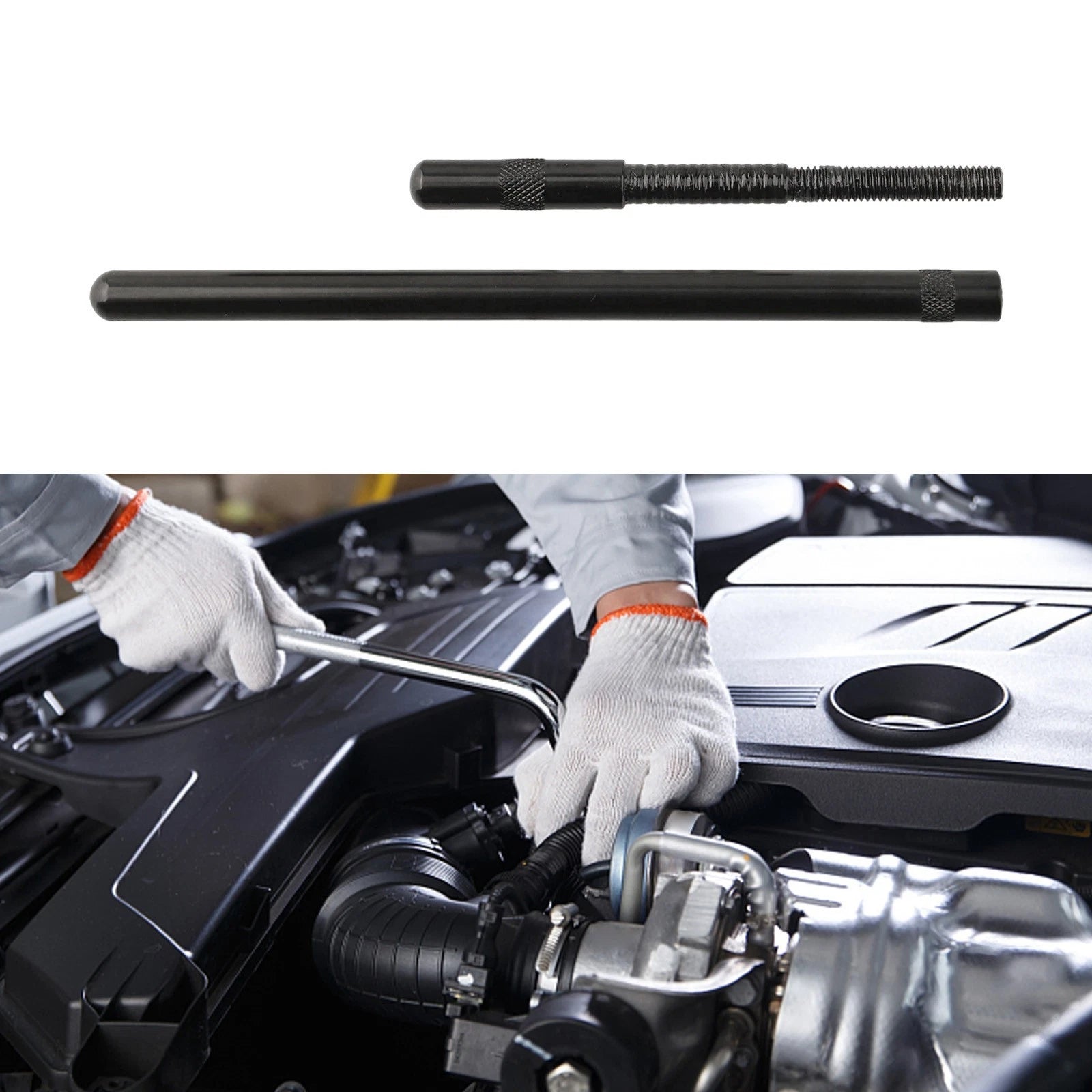 Heavy Duty Adjustable Pushrod Measuring Tool for Engine Applications (up to 7/8)