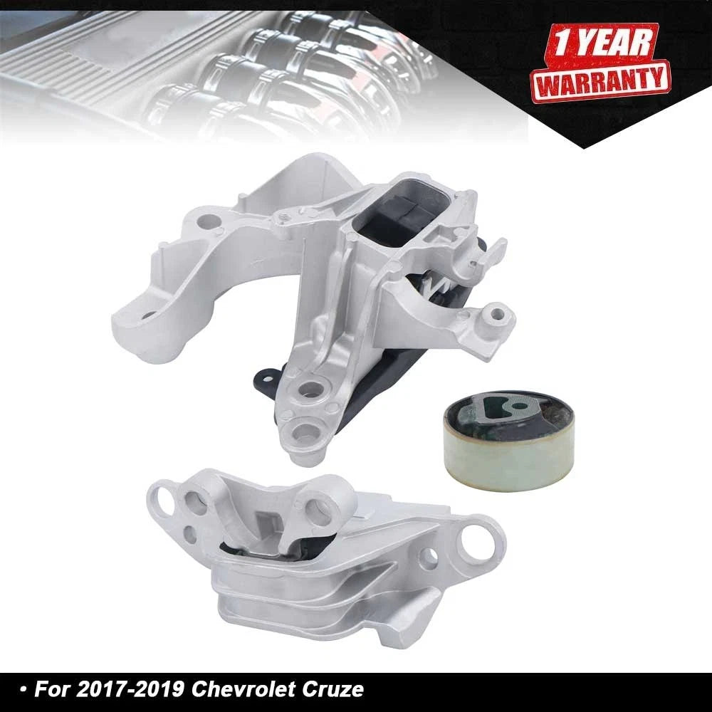 3X Automatic Trans & Engine Mounts for Chevrolet Cruze (2017–2019)