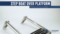 3 Step Telescoping Boat Ladder for Over Platform (Universal Fit)