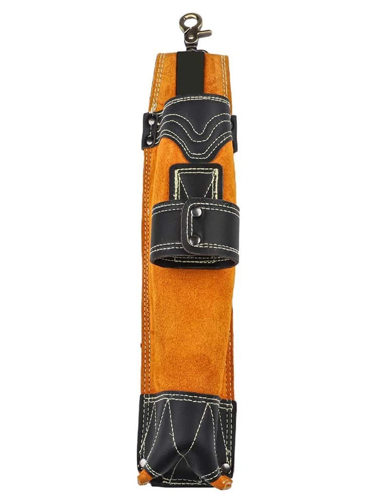 Cowhide Welding Rod Holder Bag for Outdoor Welding