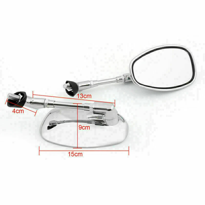 10mm Rear View Mirrors for Suzuki GSF250 Bandit 250/400/600 SV1000 (1995–2007)