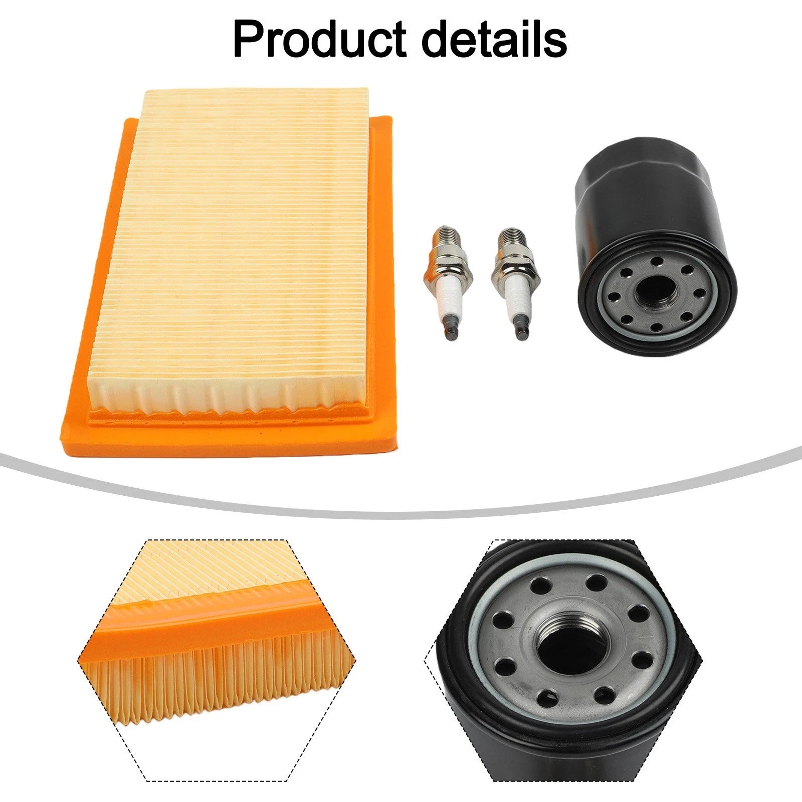 Air Filter & 070185E Oil Filter for 16-26kW Generators